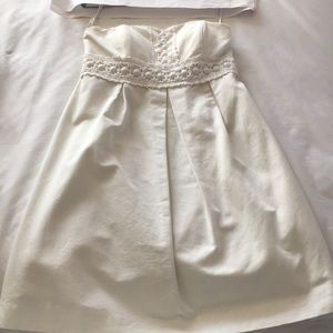 White Lilly Pulitzer strapless dress
